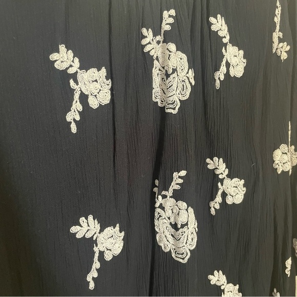 Free People Austin Emma Embroidered Tunic Dress in Black - Picture 7 of 10